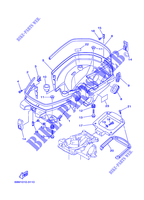TAPA INFERIOR para Yamaha F2.5M Manual Starter, Tiller Handle, Manual Tilt, Shaft 15
