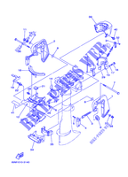 SOPORTE para Yamaha F2.5M Manual Starter, Tiller Handle, Manual Tilt, Shaft 20