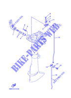 CONTROL DE ACELERADOR para Yamaha F2.5A 4 Stroke, Manual Starter, Tiller Handle, Manual Tilt 2005