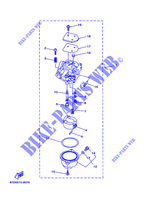 CARBURADOR para Yamaha F4A 4 Stroke, Manual Starter, Tiller Handle, Manual Tilt 2000
