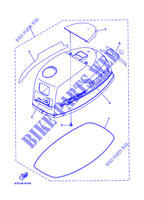 TAPAS SUPERIOR para Yamaha F4A 4 Stroke, Manual Starter, Tiller Handle, Manual Tilt 1998