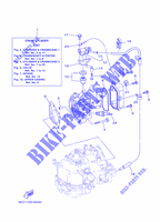 CILINDRO / CARTERES CIGÜEÑAL 1 para Yamaha F4B Manual Starter, Tiller Handle, Manual Tilt, Shaft 20
