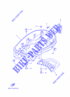 TAPA INFERIOR para Yamaha F4B Manual Starter, Tiller Handle, Manual Tilt, Shaft 20