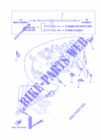 ELECTRICA  para Yamaha F4B Manual Starter, Tiller Handle, Manual Tilt, Shaft 15