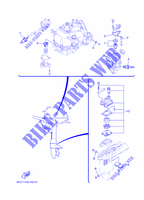 PIEZAS DE MANTENIMIENTO para Yamaha F4B Manual Starter, Tiller Handle, Manual Tilt, Shaft 20