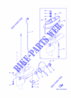 TAPA Y TRANSMISIÓN DE HELICES 2 para Yamaha F5A Manual Starter, Tiller Handle, Manual Tilt, Shaft 15