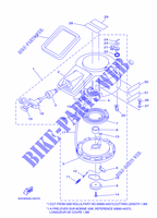 MOTOR ARRANQUE para Yamaha 15F 2 Cylinder, Manual Starter, Tiller Handle, Manual Tilt, Pre-Mixing, Shaft 15