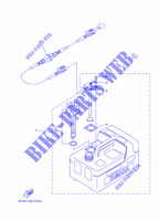DEPOSITO DE GASOLINA para Yamaha F6C Manual Starter, Tiller Handle, Manual Tilt, Shaft 15