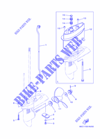 TAPA Y TRANSMISIÓN DE HELICES 2 para Yamaha F6C Manual Starter, Tiller Handle, Manual Tilt, Shaft 15