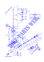 TAPA Y TRANSMISIÓN DE HELICES 1 para Yamaha F8C Manual Starter, Tiller Handle, Manual Tilt, Shaft 15