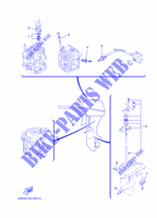 PIEZAS DE MANTENIMIENTO para Yamaha F8C Manual Starter, Tiller Handle, Manual Tilt, Shaft 20