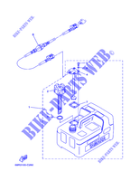 DEPOSITO DE GASOLINA para Yamaha F8M Manual Start, Manual Tilt, Tiller Control, Shaft 15