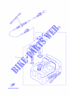 DEPOSITO DE GASOLINA para Yamaha F8F Manual Starter, Tiller Handle, Manual Tilt, Shaft 15
