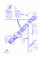 PIEZAS DE MANTENIMIENTO para Yamaha F8F Manual Starter, Tiller Handle, Manual Tilt, Shaft 15