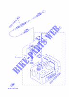 DEPOSITO DE GASOLINA para Yamaha F9.9J Manual Starter, Tiller Handle, Manual Tilt, Shaft 15