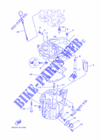 OIL PAN para Yamaha F9.9J Manual Starter, Tiller Handle, Manual Tilt, Shaft 15