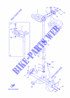 SOPORTE 2 para Yamaha F9.9J Manual Starter, Tiller Handle, Manual Tilt, Shaft 20