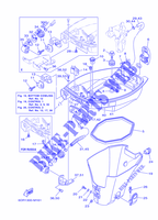 CARENADO INFERIOR para Yamaha F9.9J Electric Starter, Remote control, Manual Tilt, Shaft 15