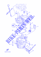 OIL PAN para Yamaha F9.9J Manual Starter, Tiller Handle, Manual Trim & Tilt, Shaft 20