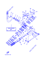 DIRECCION para Yamaha 20D Manual Starter, Tiller Handle, Manual Tilt, Pre-Mixing, Shaft 15