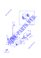 TAPA INFERIOR Y TRANSMISIÓN 2 para Yamaha 20D Manual Starter, Tiller Handle, Manual Tilt, Pre-Mixing, Shaft 15