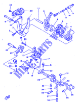CONTROL DE ACELERADOR 1 para Yamaha 20D 2 Stroke, Manual Starter, Tiller Handle 1998