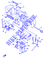 SOPORTE 2 para Yamaha 20D 2 Stroke, Manual Starter, Tiller Handle 1998