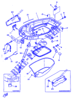 CARENADO INFERIOR para Yamaha 25J Electric Start, Remote Control, Power Trim & Tilt, Oil injection 1998