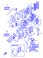 KIT DE REPARACIÓN 1 para Yamaha 25Q 2 Stroke, Electric Start, Remote Control, Manual Tilt, Oil injection 1994