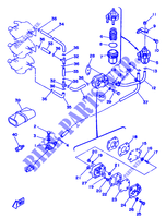 SISTEMA COMBUSTIBLE 1 para Yamaha 25Q 2 Stroke, Electric Start, Remote Control, Manual Tilt, Oil injection 1994