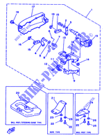 FIJACION CAJA DE CONTROL REMOTO para Yamaha 30D 2 Stroke, 3 Cylinder 1987