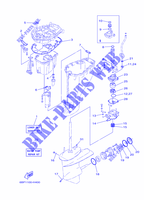 KIT DE REPARACIÓN 3 para Yamaha F25D Electric Start, Remote Control, Manual Tilt, Shaft 20