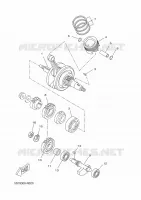 CIGUEÑAL / PISTÓN  125 yamaha-motocicleta 2019 R125 5D78300-N020