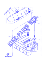 DEPOSITO DE GASOLINA 2 para Yamaha 40V Electric Starter, Remote Control, Manual Tilt, Oil injection, Shaft 20