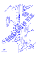 SOPORTE 4 para Yamaha 40V Manual Start, Tiller Handle, Hydro Trim & Tilt, Pre-Mixed 1997
