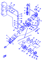 SISTEMA COMBUSTIBLE 1 para Yamaha 50G 2 Stroke, Electric Start, Remote Control, Manual Tilt, Oil injection 1993