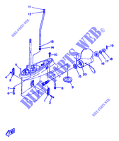 TAPA INFERIOR Y TRANSMISIÓN 2 para Yamaha 60F Electric Start, Remote Control, Manual Tilt or Power Trim & Tilt , Oil injection 1993