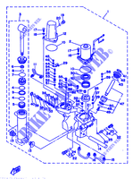 MOTOR DEL SISTEMA DE INCLINACIÓN 2 para Yamaha 60F Electric Start, Remote Control, Manual Tilt or Power Trim & Tilt , Oil injection 1992