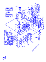 KIT DE REPARACIÓN 1 para Yamaha 60F Electric Start, Remote Control, Manual Tilt or Power Trim & Tilt , Oil injection 1991