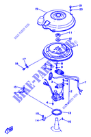STATOR para Yamaha 60F Electric Start, Remote Control, Manual Tilt or Power Trim & Tilt , Oil injection 1991