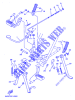 CABALLETE / ESTRIBERA para Yamaha SR125 1999