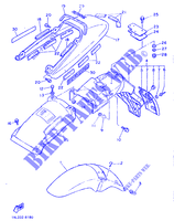 GUARDABARROS para Yamaha SRX600 1986