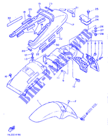 GUARDABARROS para Yamaha SRX600 1987