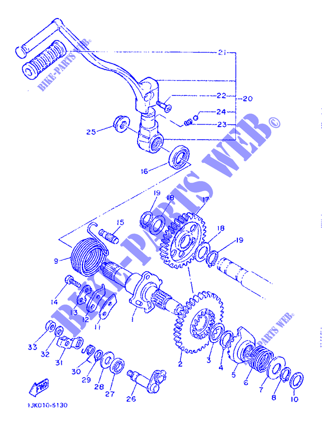 MOTOR ARRANQUE para Yamaha SRX600 1987