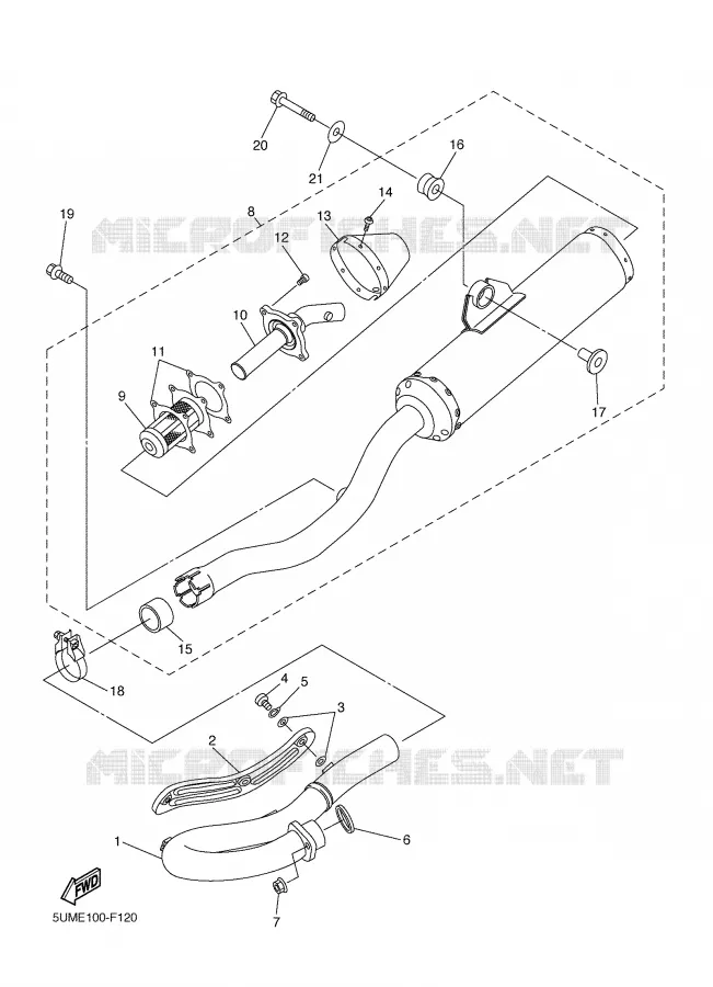ESCAPE Yamaha MOTO 250 2007 WRF  WR250FW