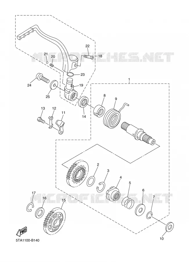 MOTOR ARRANQUE Yamaha MOTO 450 2004 WRF  WR450F