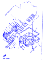 RADIADOR DE ACEITE para Yamaha XJ600 (54KW) 1986