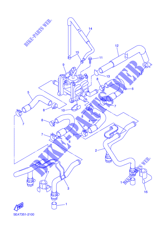 AIR INDUCTION SYSTEM AIS para Yamaha XJR1300 2003