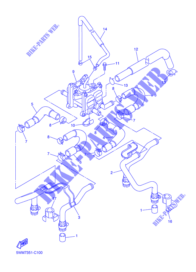 AIR INDUCTION SYSTEM AIS para Yamaha XJR1300 2006