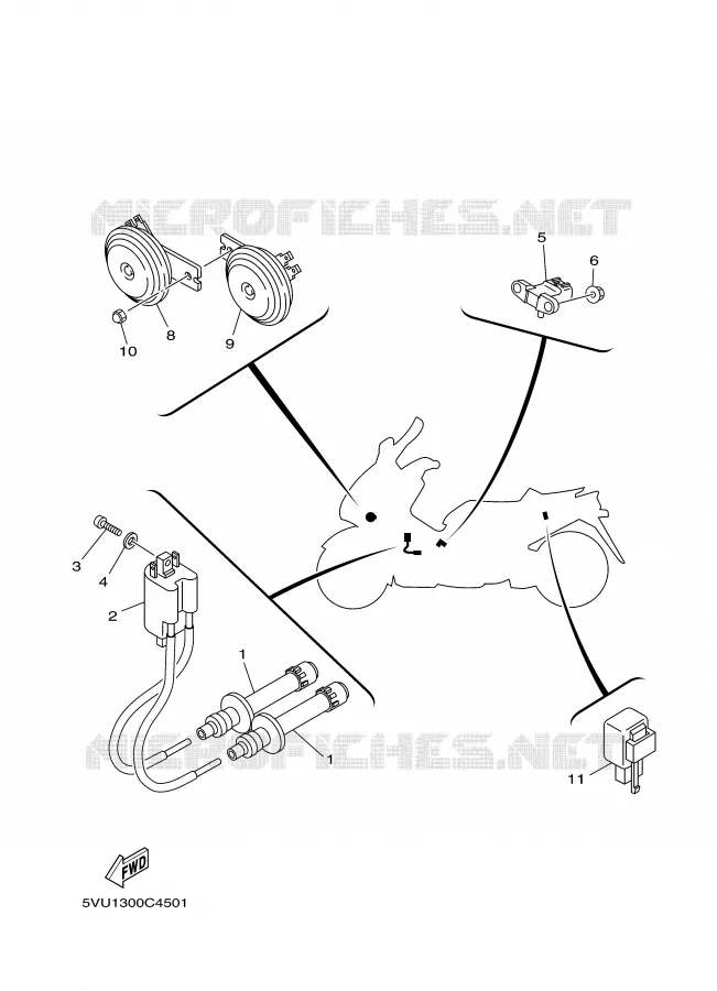ELECTRICA 2 Yamaha SCOOTER 500 2007 TMAX  XP500W